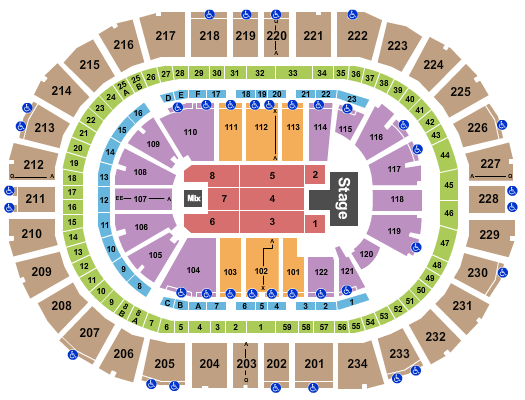 PPG Paints Arena Matt Rife Seating Chart